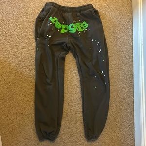 Sp5der Wait Web Sweatpants ‘Slate grey’